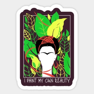 FRIDA KAHLO Mexican Feminist portrait Sticker